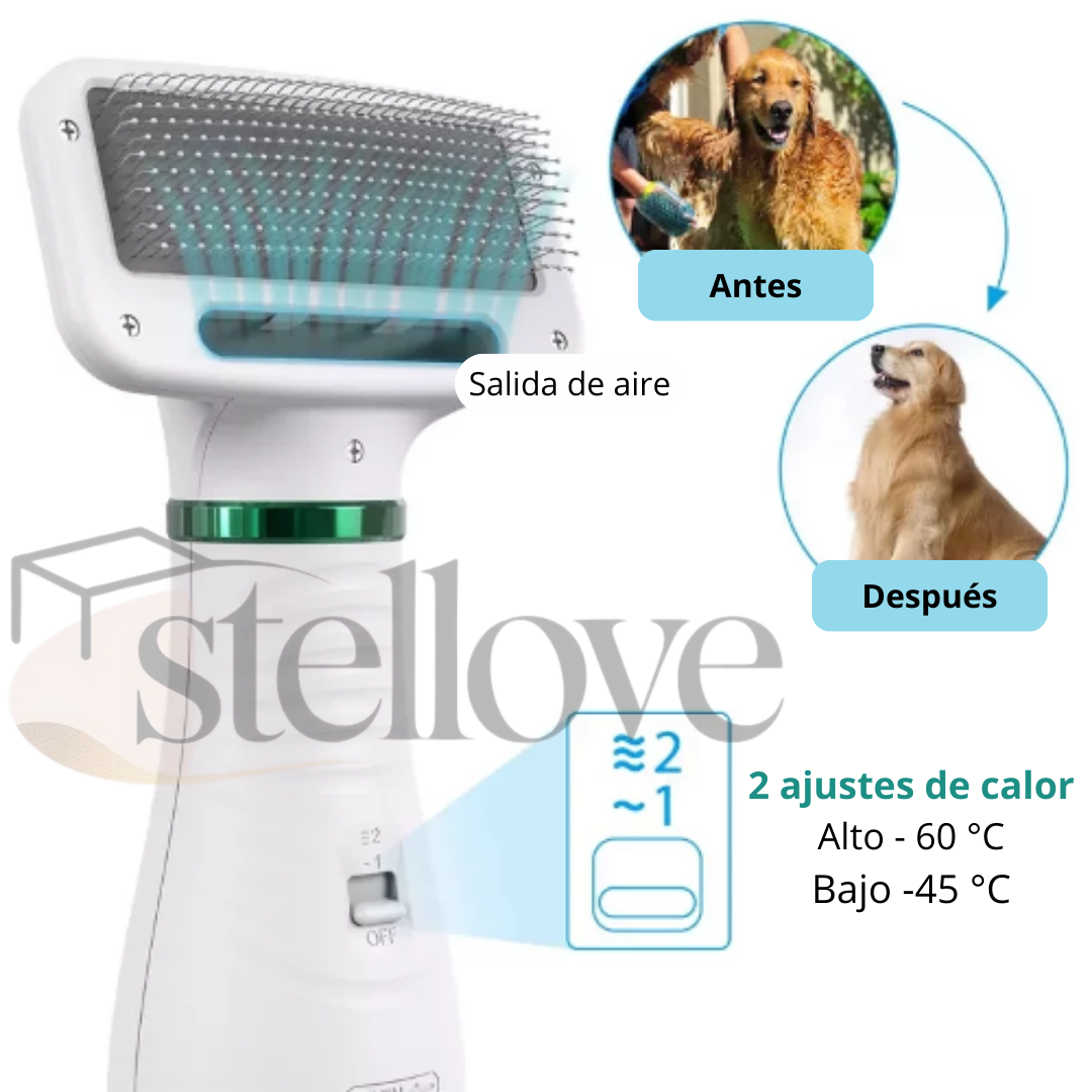 Cepillo Secador Para Mascotas
